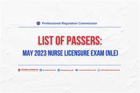 prc board exam result 2023 nursing|NLE RESULT: May 2023 nursing board exam list of .